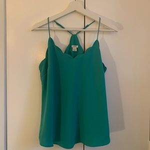 J crew Scalloped cami top